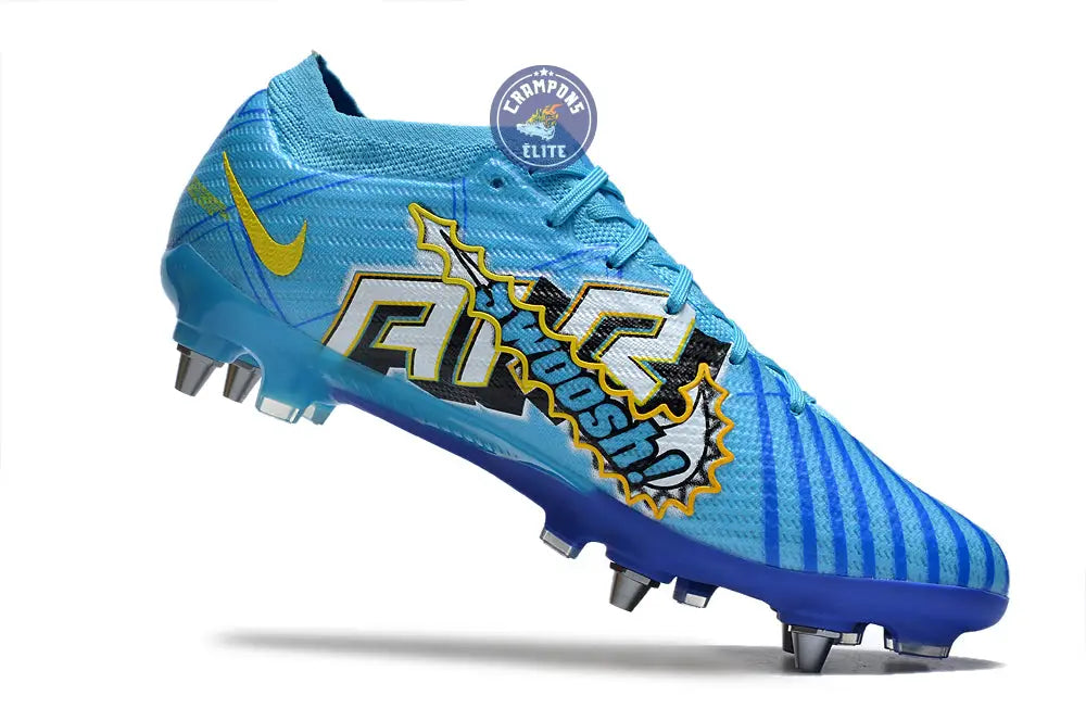 Image of Air Zoom Mercurial Vapor 15 SG Mbappé Personal Edition - Bleu/Blanc