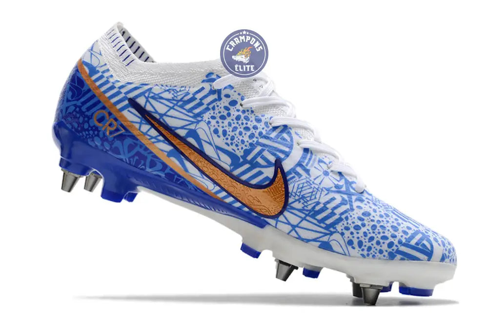 Image of Air Zoom Mercurial Vapor 15 SG-PRO CR7 Personal Edition - Blanc/Cuivré/Bleu