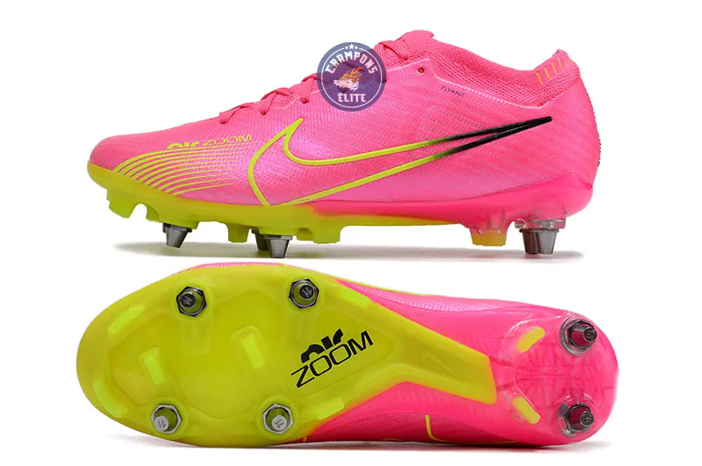 Image of Air Zoom Mercurial Vapor 15 SG-PRO Luminous - Rose/Jaune Fluo/Gris