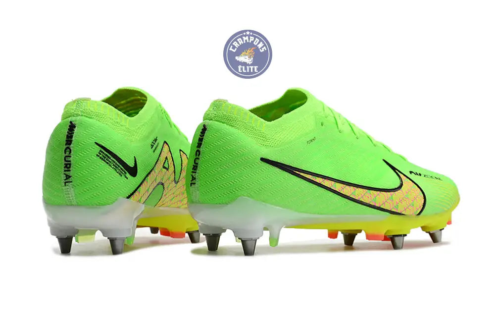 Air Zoom Mercurial Vapor 15 SG - Vert/Jaune/Noir/Orange