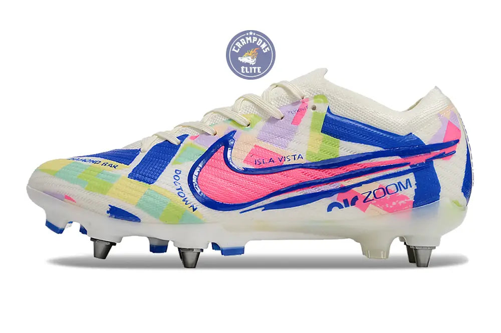 Air Zoom Vapor 15 SG Socal Pack - Blanc/Rose/Bleu/Vert/Jaune