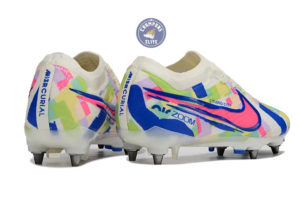 Image of Air Zoom Vapor 15 SG Socal Pack - Blanc/Rose/Bleu/Vert/Jaune