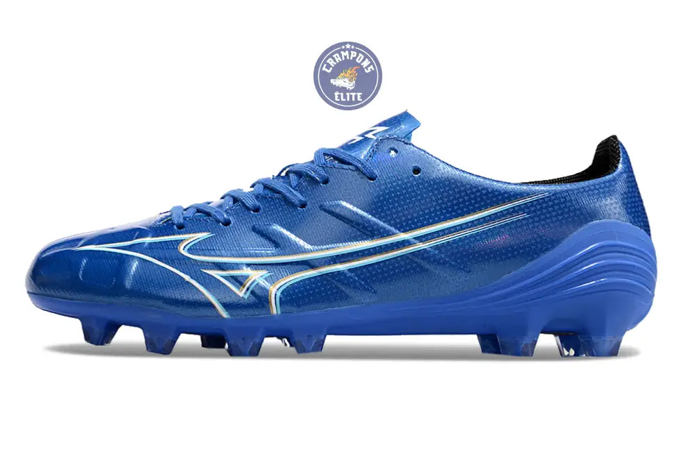 Alpha Elite FG/AG Mugen - Bleu/Blanc/Doré