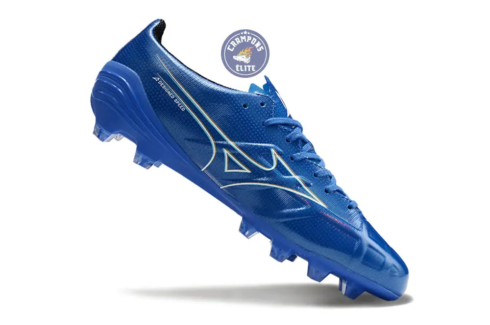 Image of Alpha Elite FG/AG Mugen - Bleu/Blanc/Doré