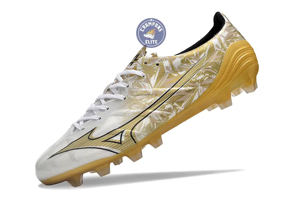 Alpha Elite FG/AG Prism Gold - Blanc/Doré/Noir