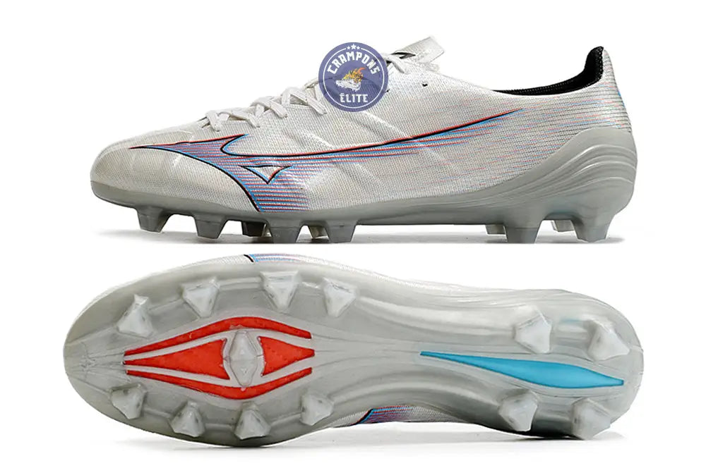 Alpha Elite FG/AG Shining - Blanc/Rouge