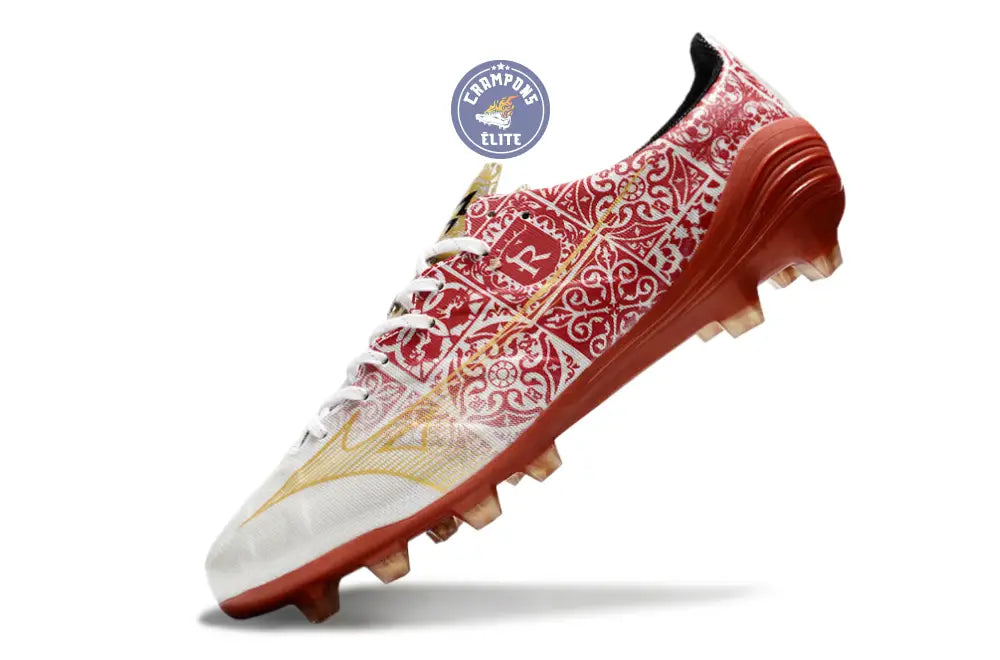 Alpha Made in Japan FG/AG Sergio Ramos 4 Vol. lll - Blanc/Doré/Rouge ÉDITION LIMITÉE