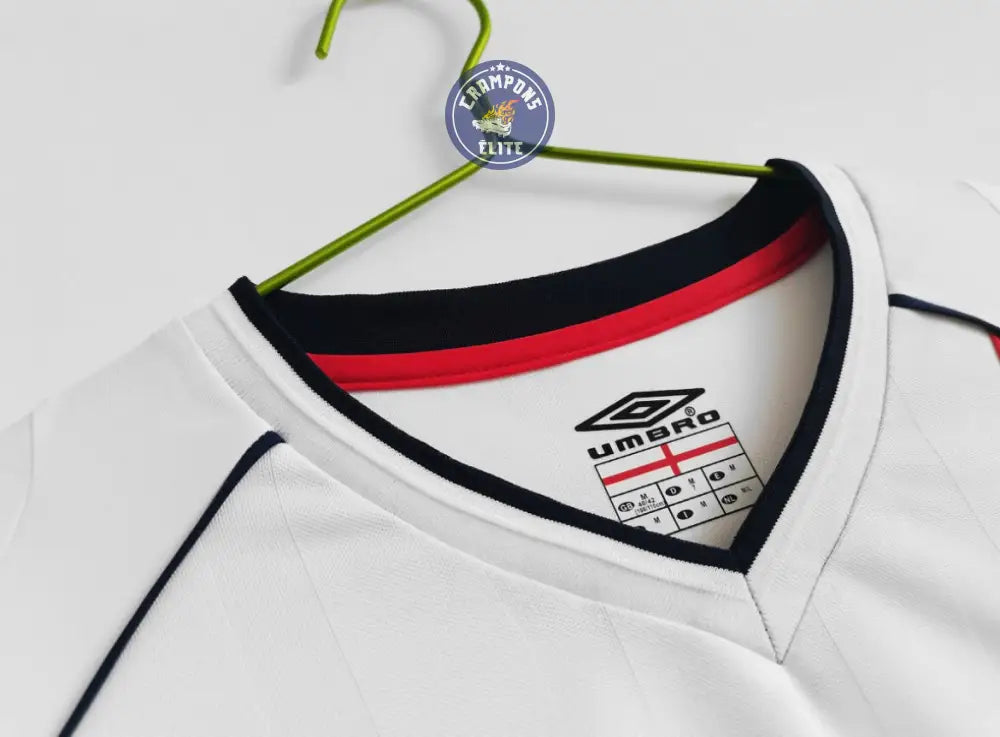 Angleterre 2002 Domicile à manches longues