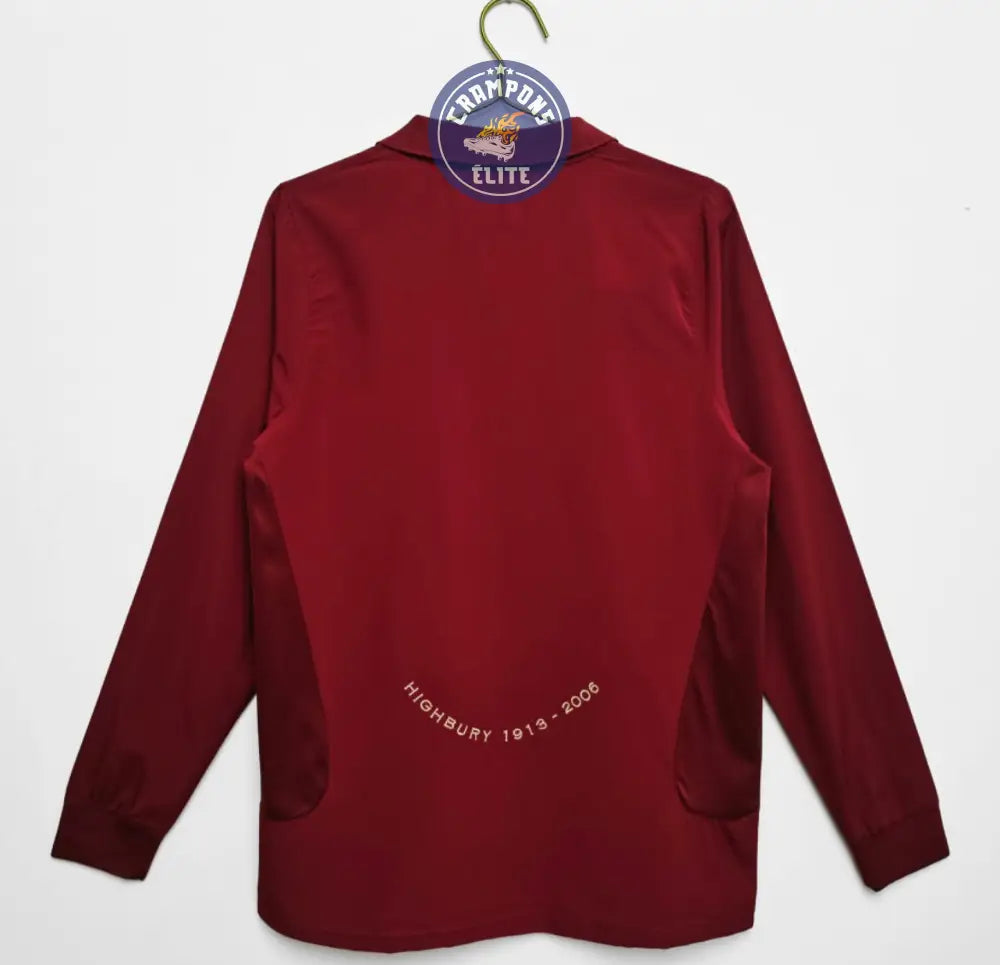 Arsenal 2005/06 Domicile à manches longues