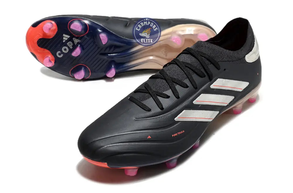 Copa Pure 2 FG Vivid Horizon - Noir/Argenté Rouge