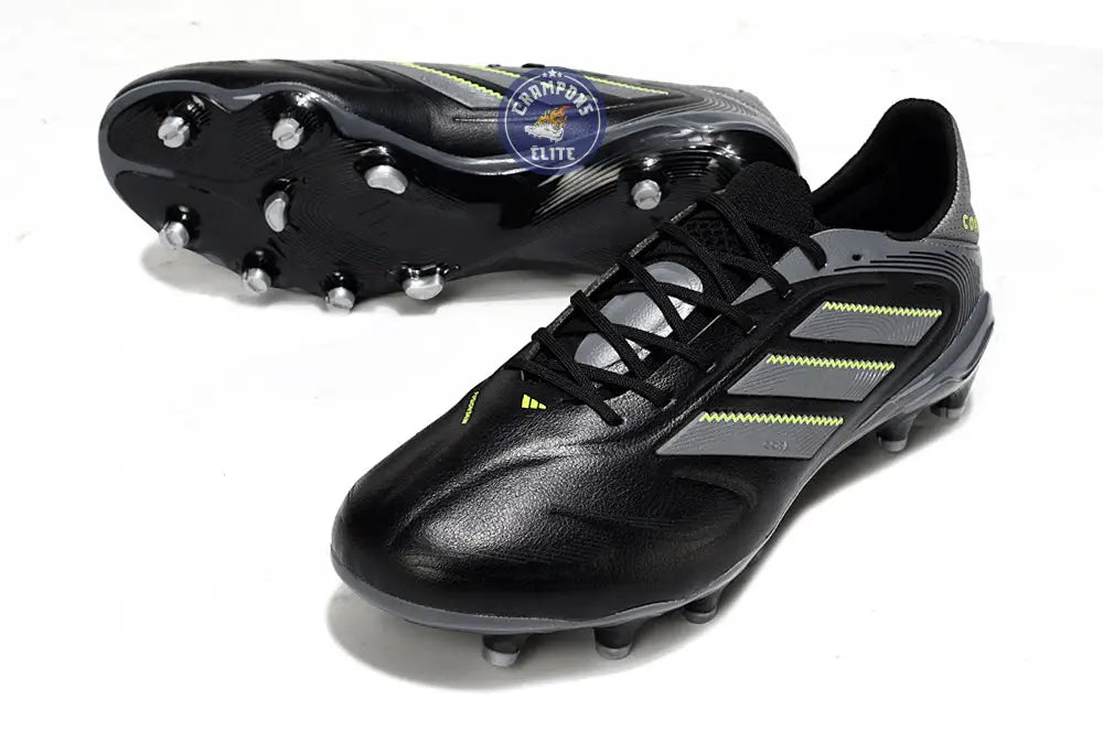 Image of Copa Pure 3 Elite FG - Noir/Gris/Jaune Fluo