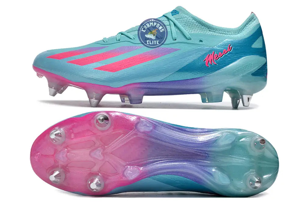 Crazyfast Messi.1 SG Bienvenido a Miami - Flash Aqua/Lucid Pink/Lucid Cyan ÉDITION LIMITÉE