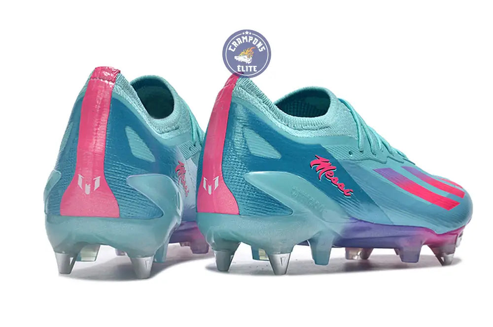 Crazyfast Messi.1 SG Bienvenido a Miami - Flash Aqua/Lucid Pink/Lucid Cyan ÉDITION LIMITÉE