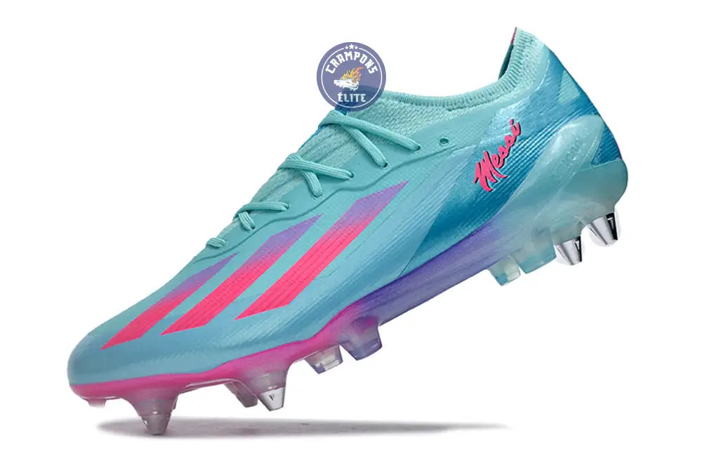Crazyfast Messi.1 SG Bienvenido a Miami - Flash Aqua/Lucid Pink/Lucid Cyan ÉDITION LIMITÉE