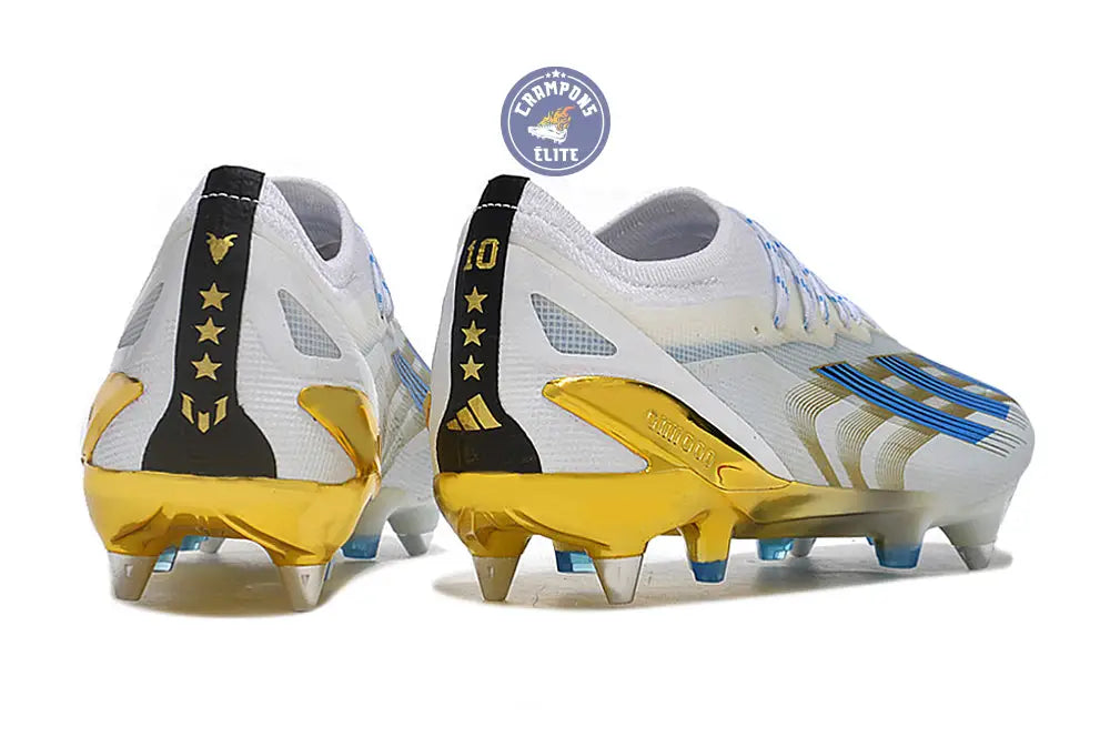 Image of Crazyfast Messi.1 SG Las Estrellas - Blanc/Bleu/Doré ÉDITION LIMITÉE