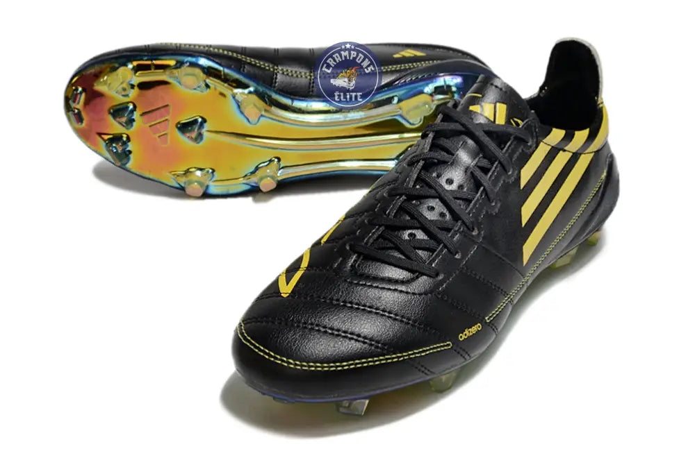 F50 ELITE ADIZERO 2010 FG REMAKE - NOIR/JAUNE ÉDITION LIMITÉE