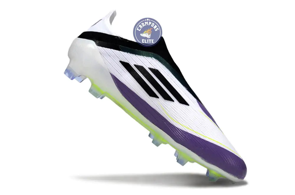 Image of F50 Elite Laceless FG - Blanc/Violet/Vert