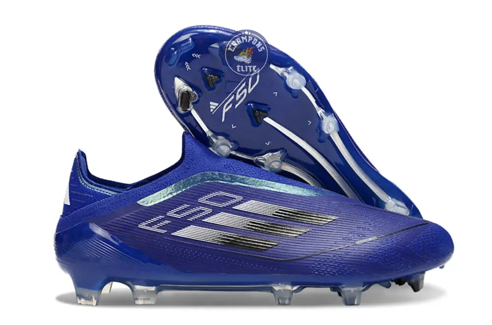 Image of F50 Elite Laceless FG - Bleu/Noir