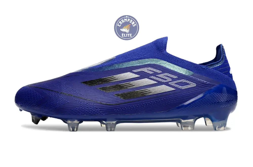 F50 Elite Laceless FG - Bleu/Noir