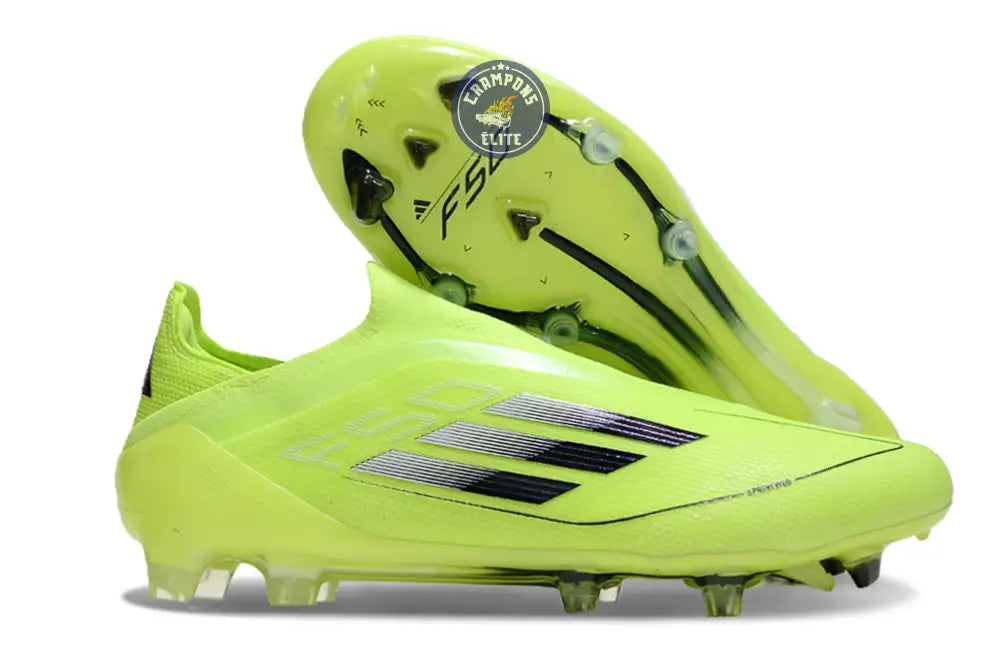 F50 Elite Laceless FG Concept Jaune Fluo