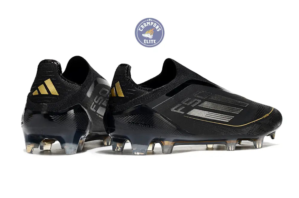 Image of F50 Elite Laceless FG Dark Spark - Noir/Argenté/Doré