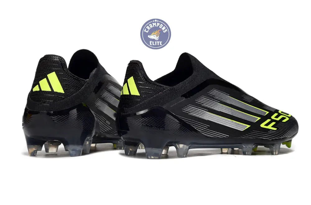 F50 Elite Laceless FG - Noir/Vert/Gris