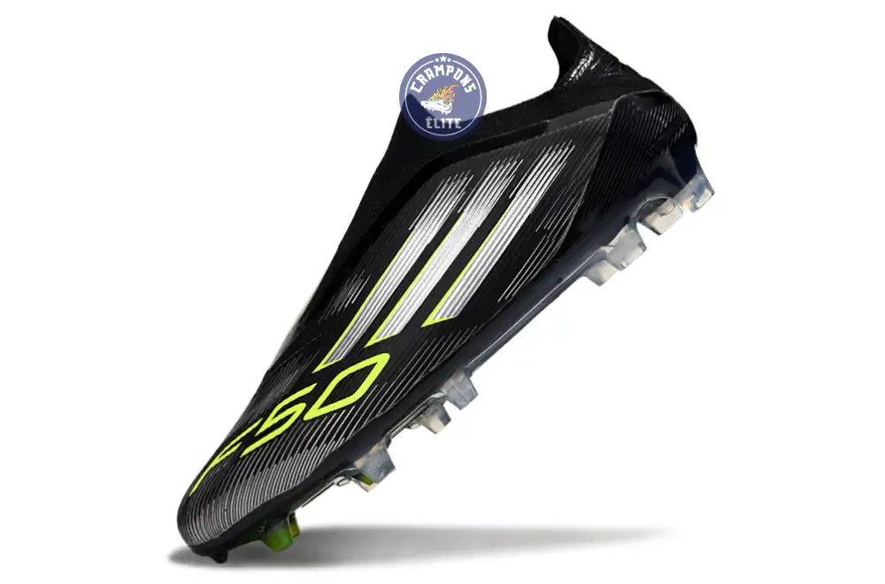 F50 Elite Laceless FG - Noir/Vert/Gris