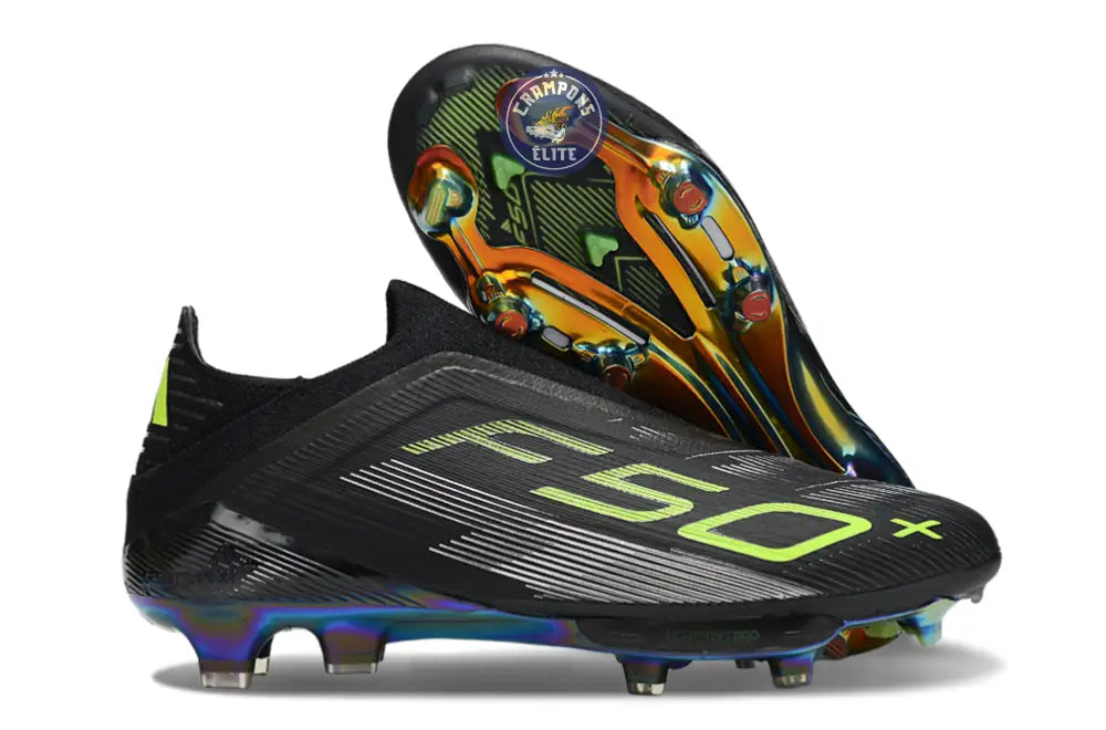 F50 + Elite Laceless FG - Noir