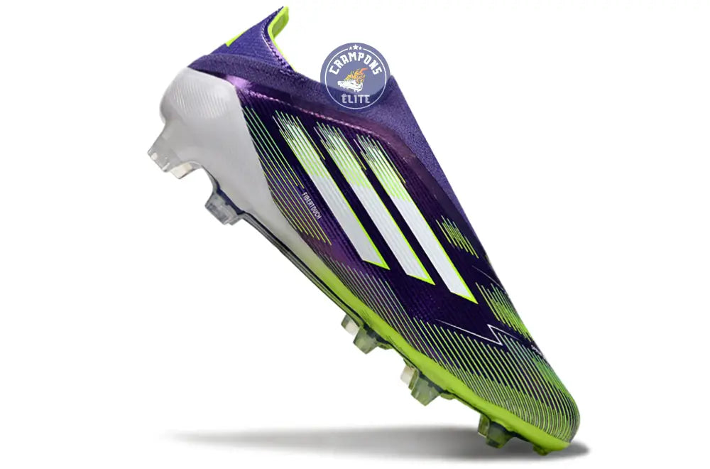 F50 Elite Laceless FG - Violet/Vert/Blanc