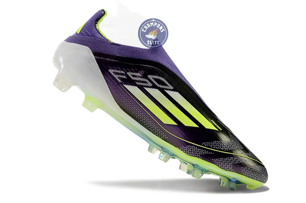 F50 Elite Laceless FG Reborn - Violet/Blanc/Lucid Lemon ÉDITION LIMITÉE