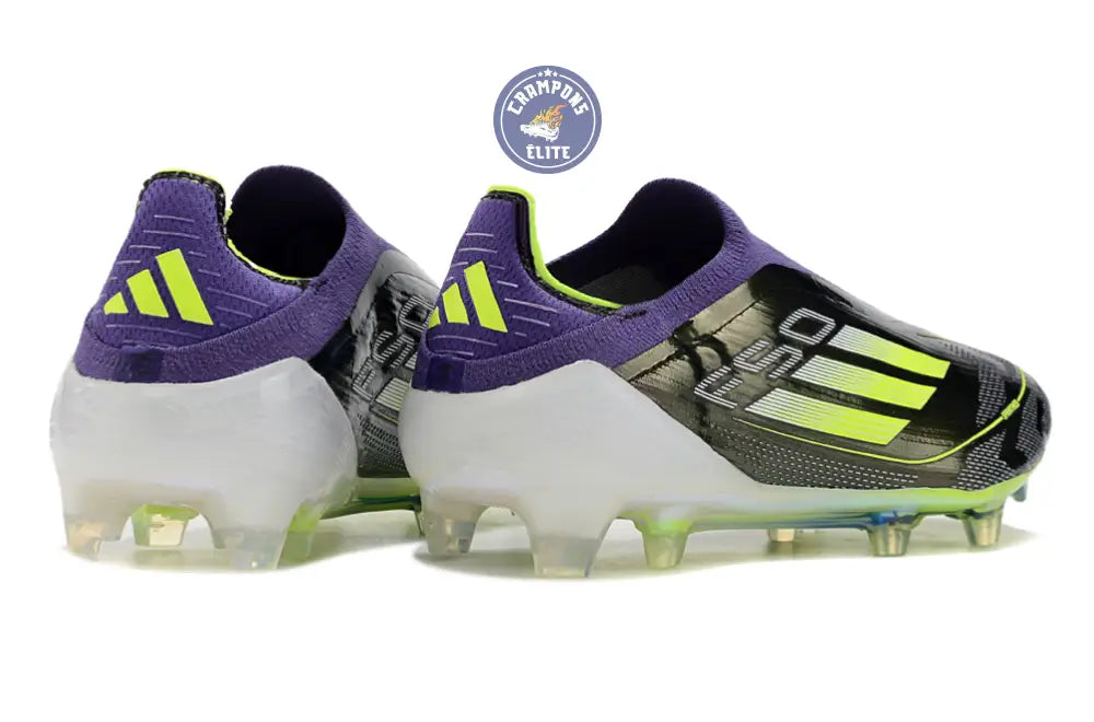 Image of F50 Elite Laceless FG Reborn - Violet/Blanc/Lucid Lemon ÉDITION LIMITÉE