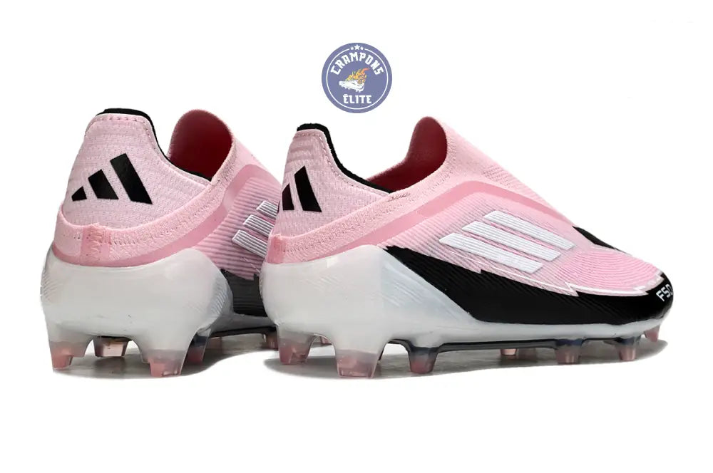 F50 Elite Laceless FG - Rose/Noir/Blanc