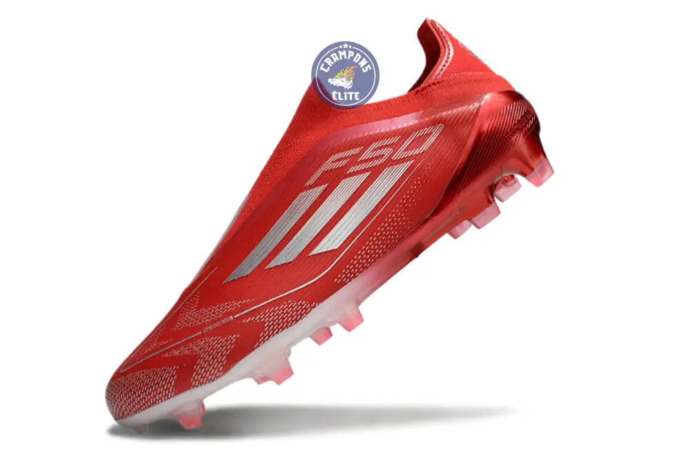 Image of F50 Elite Laceless FG Soccer.com 40th Anniversary Pack Rouge/Argent