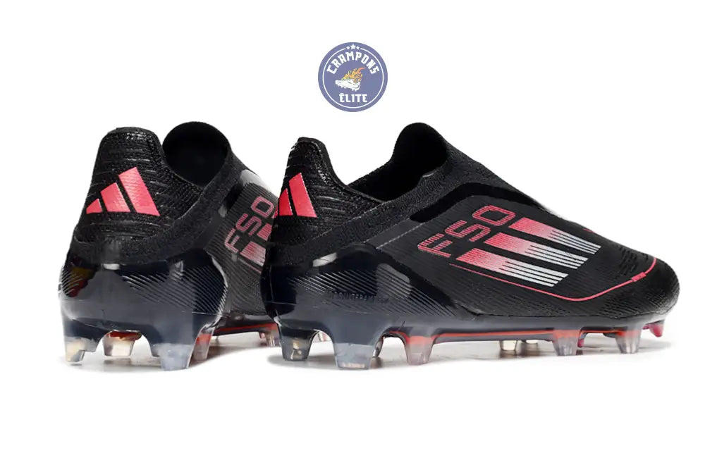 Image of F50 Elite Laceless FG Stealth Victory - Noir/Argenté/Lucid Red
