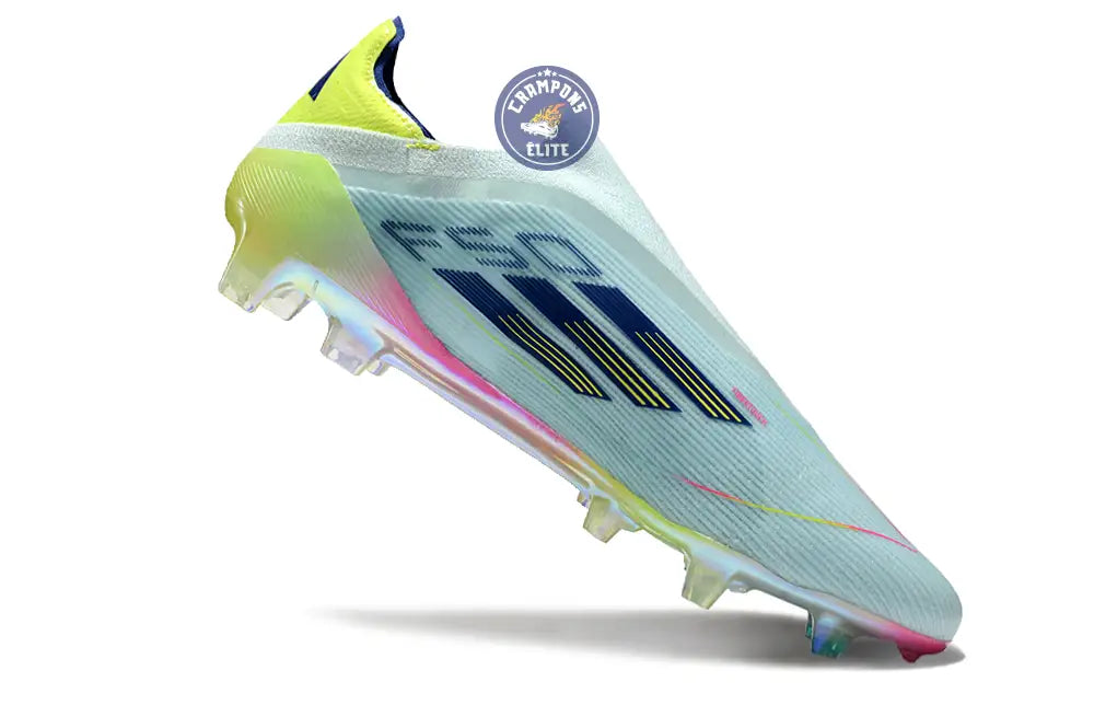 Image of F50 Elite Laceless FG Stellar Icon - Almost Blue/Bleu/Jaune