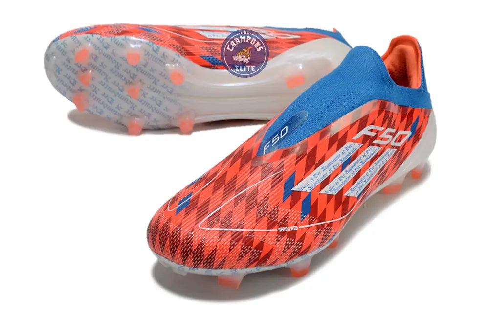 Image of F50 Elite Laceless FG Thomas Müller Raumdeuter - Rouge/Blanc/Bleu ÉDITION LIMITÉE