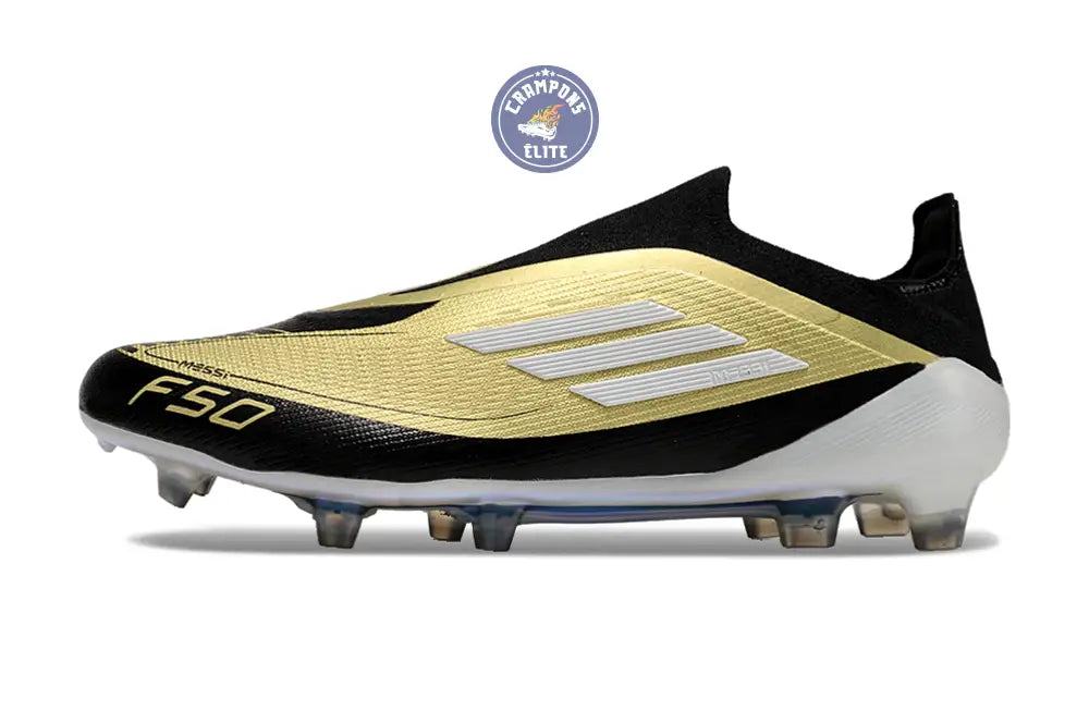 Image of F50 Elite Laceless FG Triunfo Dorado - Doré/Blanc/Noir