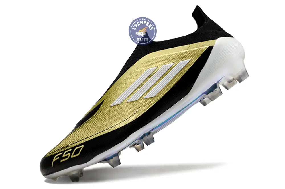 F50 Elite Laceless FG Triunfo Dorado - Doré/Blanc/Noir