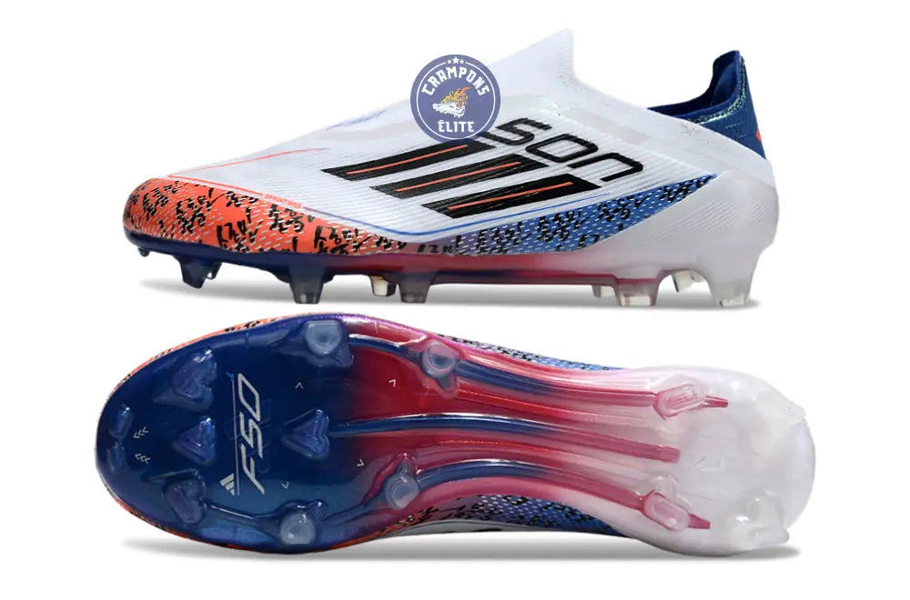 F50 Elite Laceless FG x Heung Min Son - Blanc/Bleu/Rouge