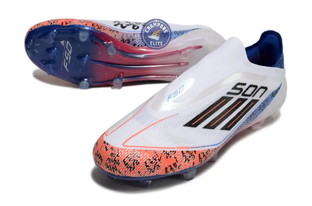 F50 Elite Laceless FG x Heung Min Son - Blanc/Bleu/Rouge