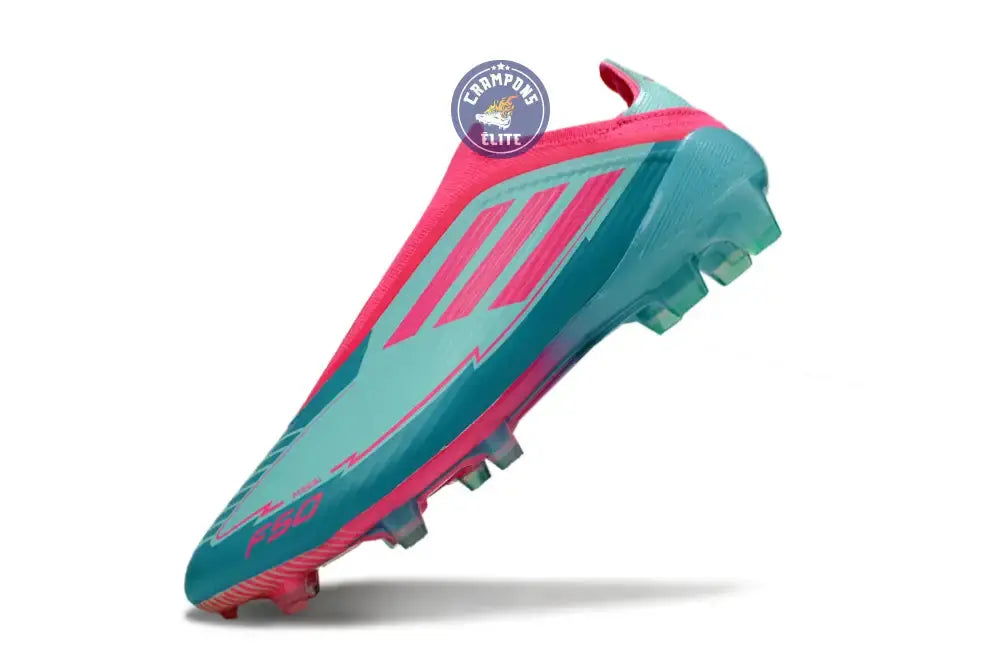 F50 Elite Laceless La Vida Tropical FG - Bleu/Bleu Turquoise/Rose Ma boutique