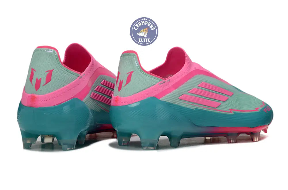 F50 Elite Laceless La Vida Tropical FG - Bleu/Bleu Turquoise/Rose