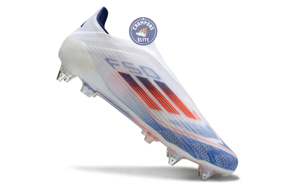 Image of F50 Elite Laceless SG - Blanc/Rouge/Bleu