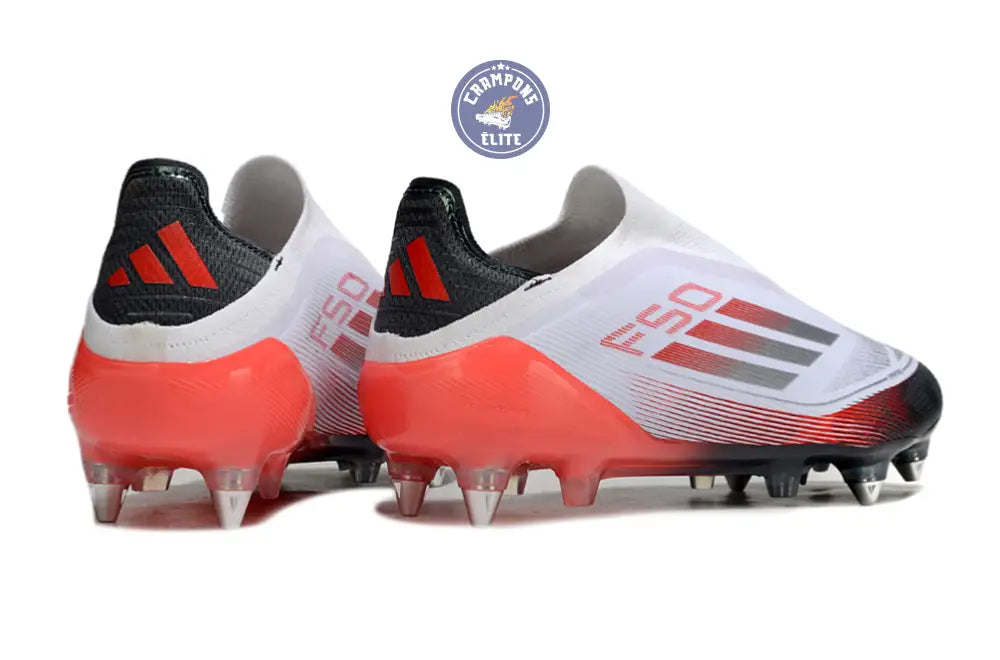 Image of F50 Elite Laceless SG - Blanc/Rouge/Noir