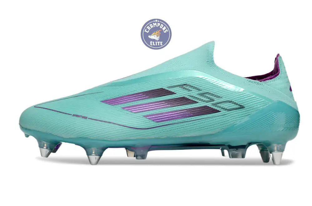 Image of F50 Elite Laceless SG - Bleu Turquoise/Violet