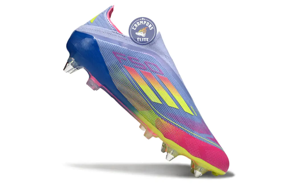 Image of F50 Elite Laceless SG Celestial Victory - Blue Fusion/Vert/Rose