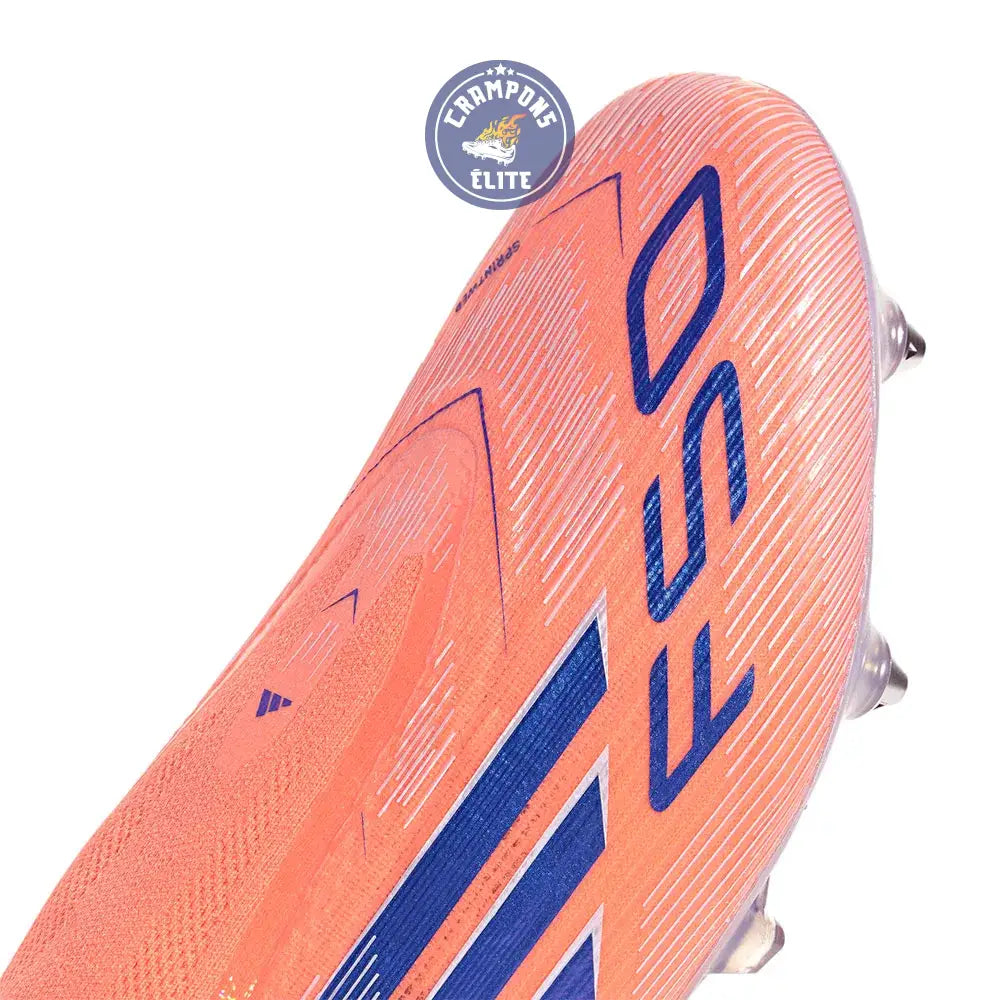 F50 Elite Laceless SG Coral Blaze - Orange/Bleu SG