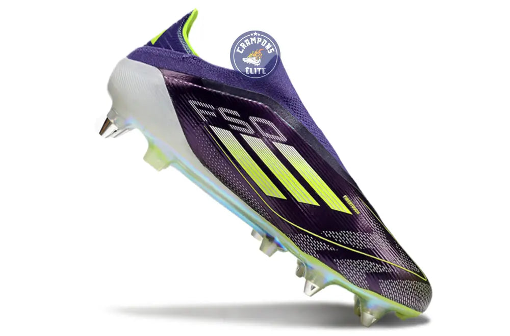 F50 Elite Laceless SG Fast Reborn - Violet/Blanc/Lucid Lemon ÉDITION LIMITÉE
