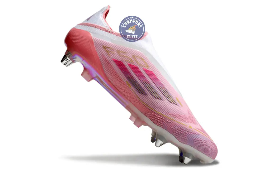 F50 Elite Laceless SG Lamine Yamal 304 - Rose clair/Purple Glow/Lite Pink ÉDITION LIMITÉE
