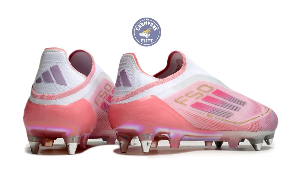 F50 Elite Laceless SG Lamine Yamal 304 - Rose clair/Purple Glow/Lite Pink ÉDITION LIMITÉE